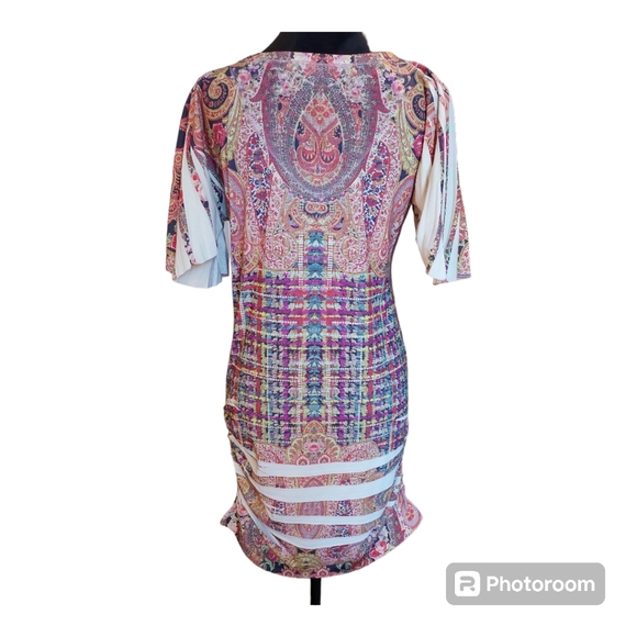 Cello Outfitters Flutter Sleeve Art Nouveau Top - Picture 4 of 9